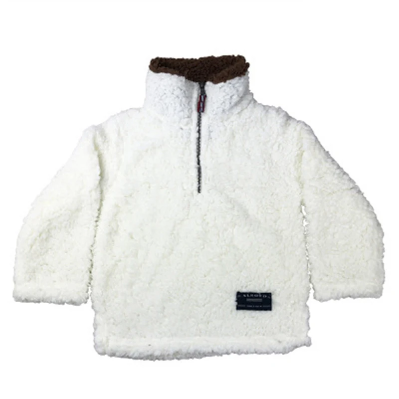 Очаровательная зимняя теплая куртка из искусственного меха для девочек, детский пуловер из искусственного меха