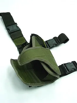 

Universal Tactical gun holster Drop Leg Light Pistol RH Holster OD