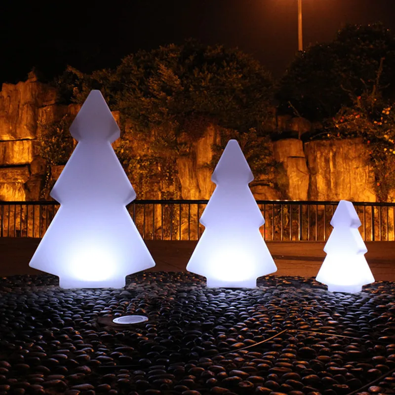 

Outdoor Large LED Christmas Tree Lights Holiday Decoration Room Light Lamp With Battery For New Year Wedding Party