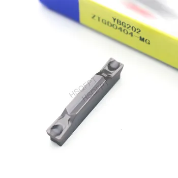 

10Pcs ZTGD0404 MG YBG202 grooving carbide inserts turning inserts turning tool CNC tool Lathe tools Lathe cutter