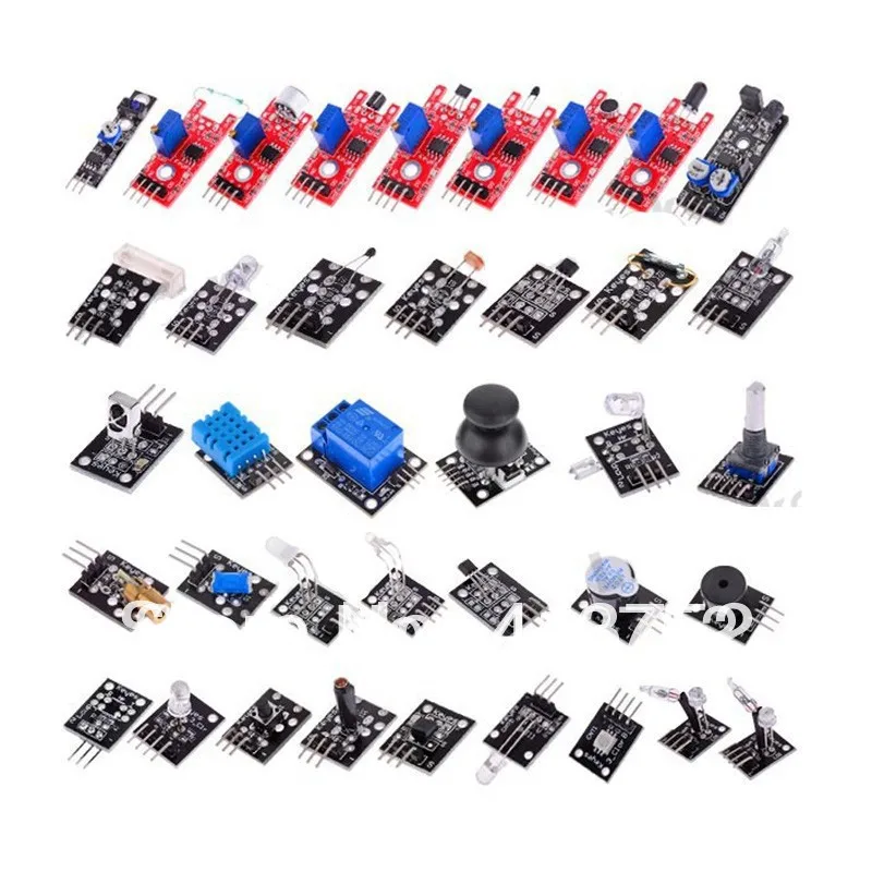 37 IN 1 BOX SENSOR KITS FOR ARDUINO HIGH QUALITY FREE SHIPPING (Works