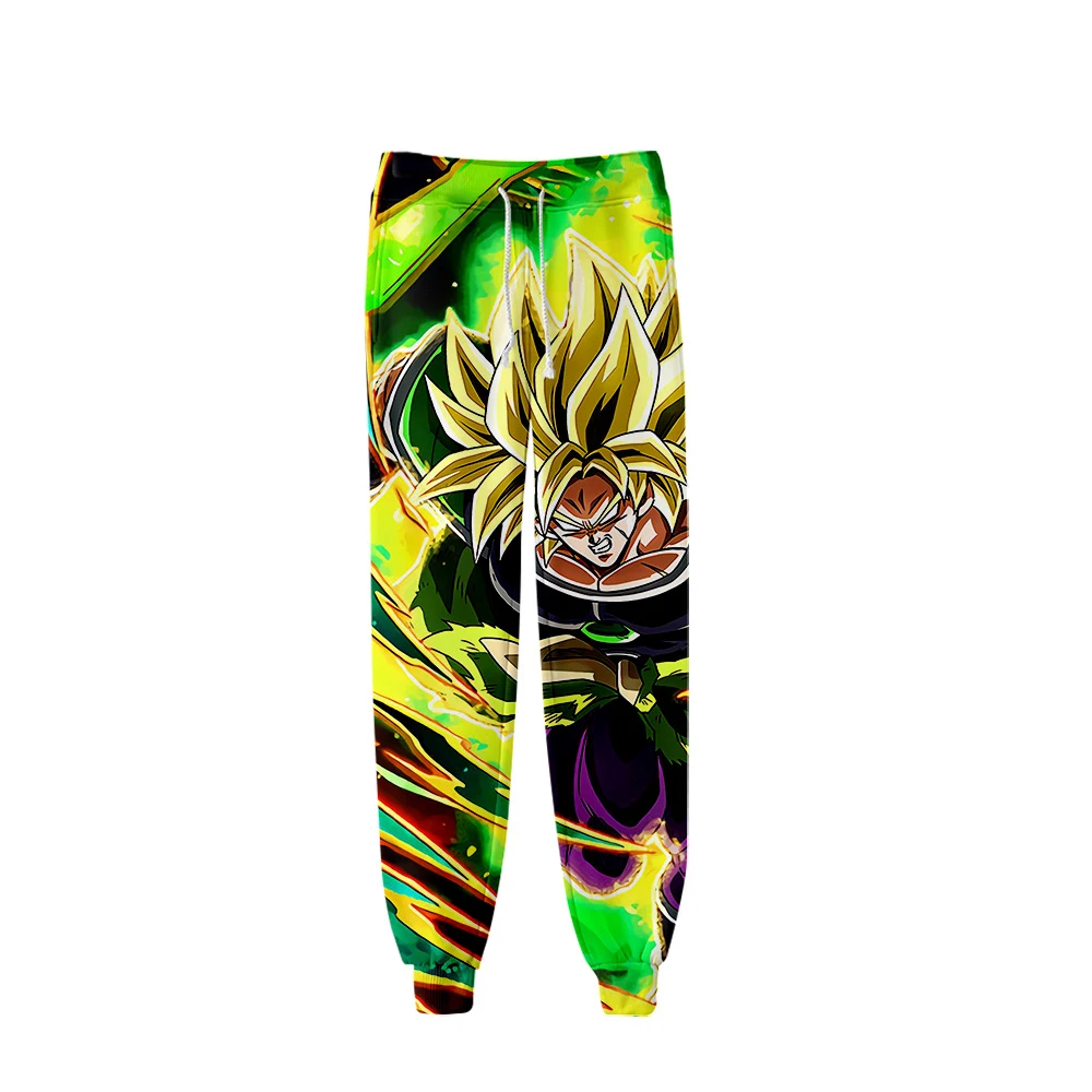 Модные японские аниме Dragon Ball 3D спортивные лучевые брюки супер Broly серии повседневные Хип-хоп брюки для мужчин и женщин