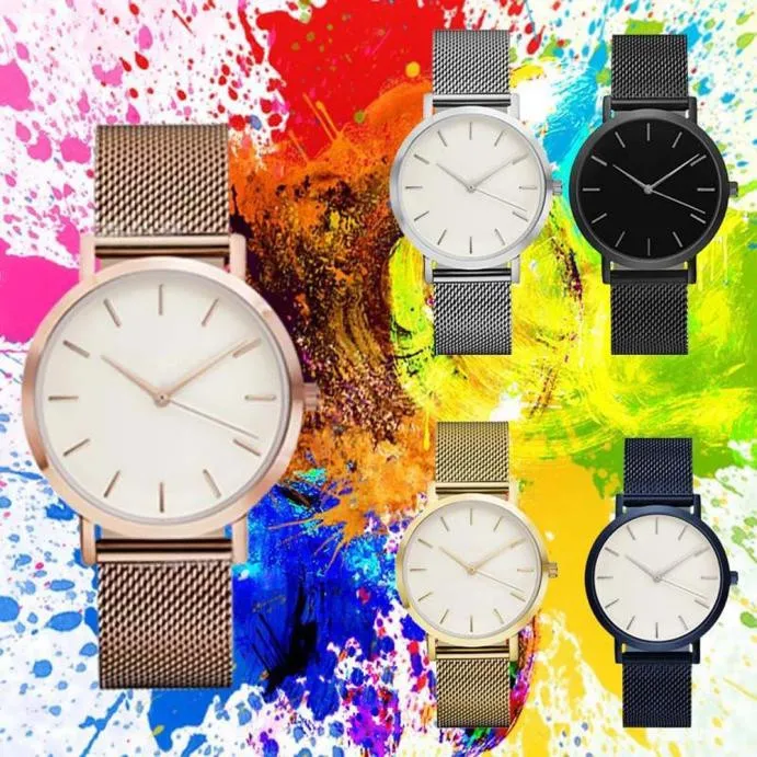 

Dropshipping Fashion Casual Watches Women Crystal Stainless Steel Analog Quartz Wrist Watch lady dress watch