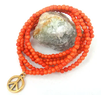 Бесплатная доставка Модный женский браслет из камня 4 мм Золотой шарм|necklace bracelet