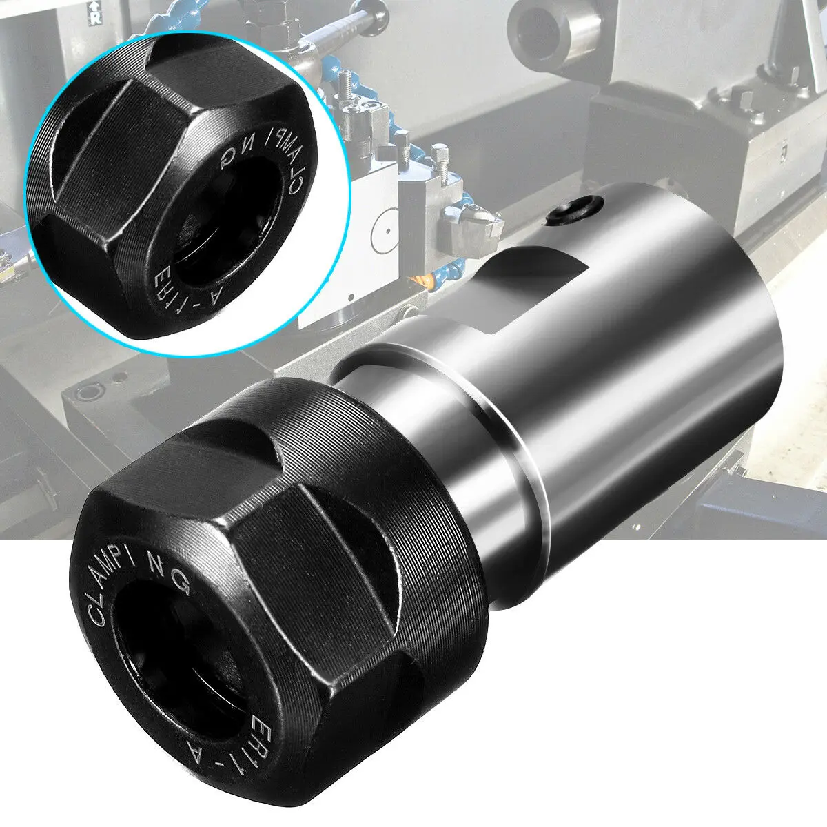 

Sleeve Tool Holder Spring collet Spindle Motor For metalworking Shank Replacement ER11 Shaft Extension Durable