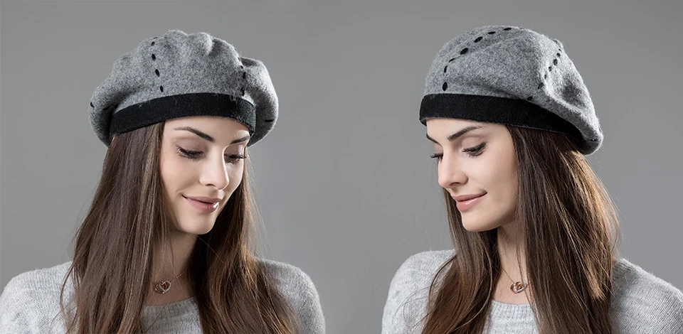 Womens Beret Wool Hat High Quality 2018 New Hat Berets For Girls Casual Warm Women Winter Hats Beanies (2)