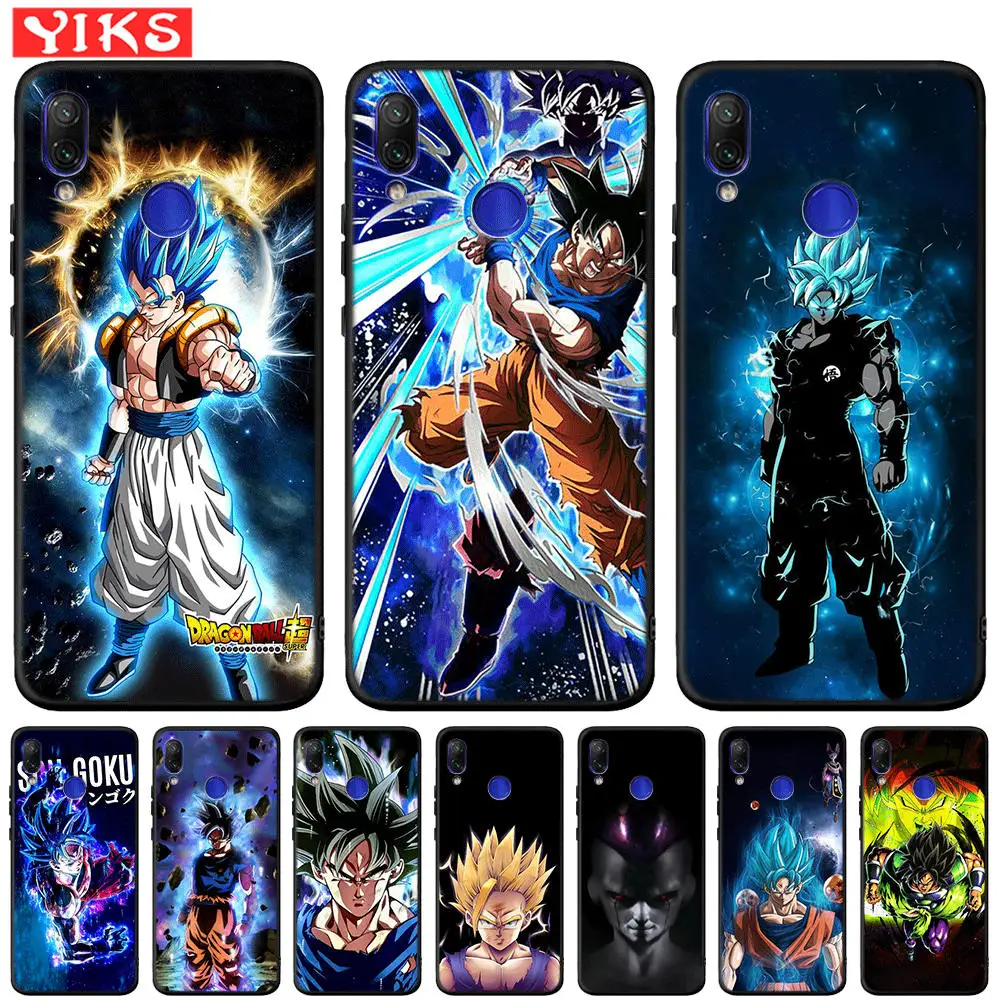 

Silicone Case Cover For Xiaomi Redmi Note 7 6 Pro 6A 5A Prime Mi A1 5X A2 Lite 6X 4X 5 Plus Pocophone F1 Case Dragon Ball Z Goku
