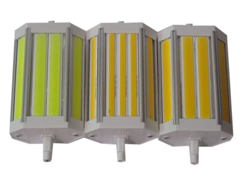 COB светодиодный 118 мм R7S высокой мощности 30 Вт, R7S лампа без вентилятора J118 R7S RX7S заменить 300 Вт галогенная лампа 110-240 V