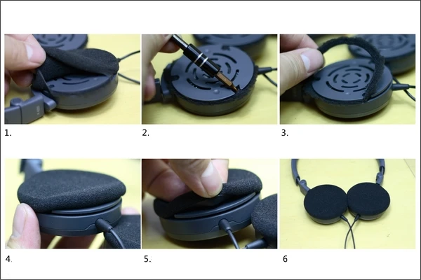 Replacement Sponge Ear Pads Cushion for Sennheiser PX90 for AKG K420 K420P K402 K403 K412 Headphones High Quality Earpads 1 (5)