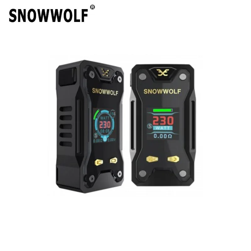 New Elektronik Sigara Origina Snowwolf Xfeng Box Mod 230W TC Vape Mod 510 Thread For E cigarette Atomizer Vaporier Vaper Tank New Elektronik Sigara Origina Snowwolf Xfeng Box Mod 230W TC Vape Mod 510 Thread For E cigarette Atomizer Vaporier Vaper Tank