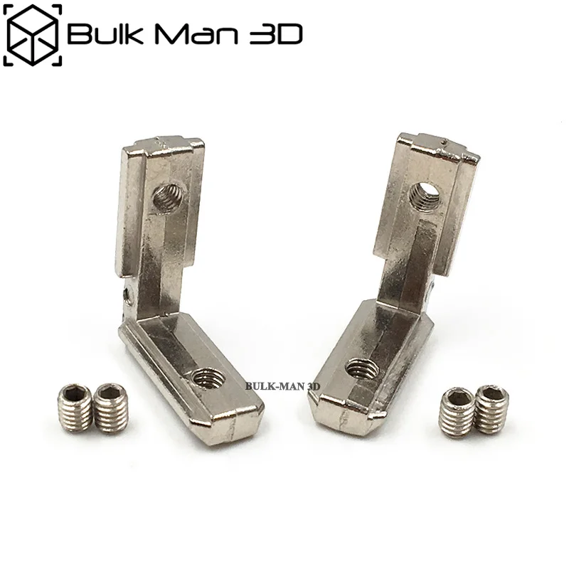 

100pcs/lot wholesale 90 degree inside hidden corner bracket for 3D Printer V-slot, T slot Linear Rail