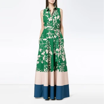 

New 2019 spring and summer fashion show dress