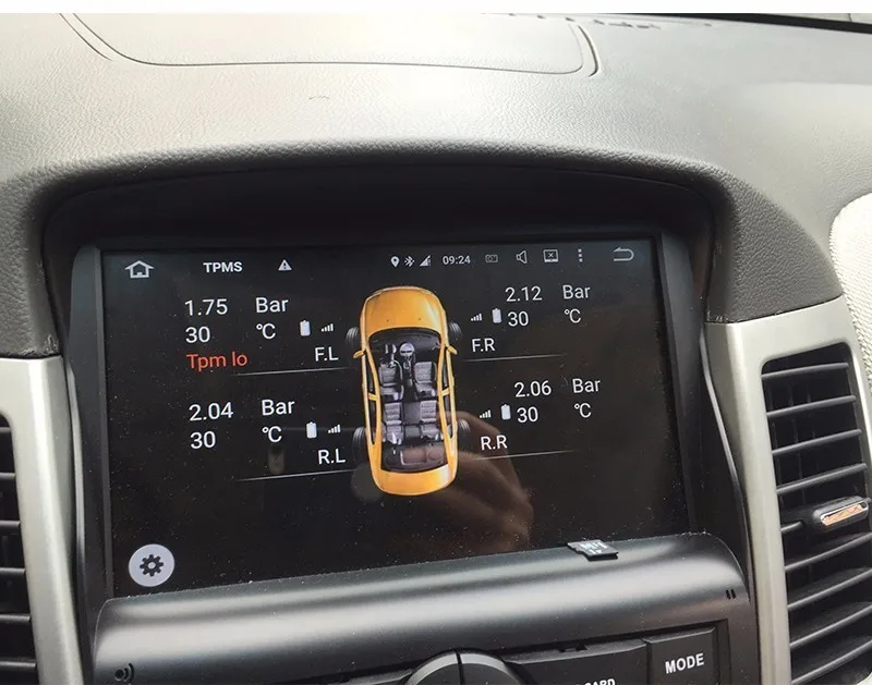 Универсальная встроенная система контроля давления в шинах TPMS диагностический