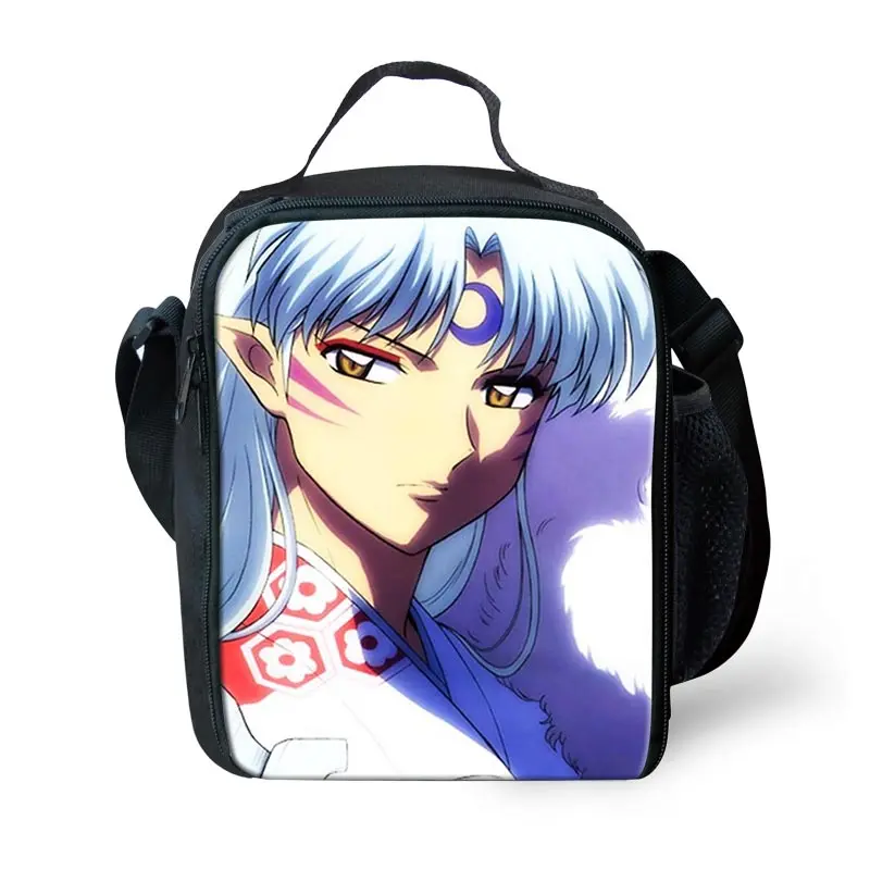 Новинка,, 3 предмета, школьные сумки с принтом Inuyasha, детские школьные рюкзаки для мальчиков, сумка через плечо, Детская сумка для книг типа «сатчел» - Цвет: LMLY0088G
