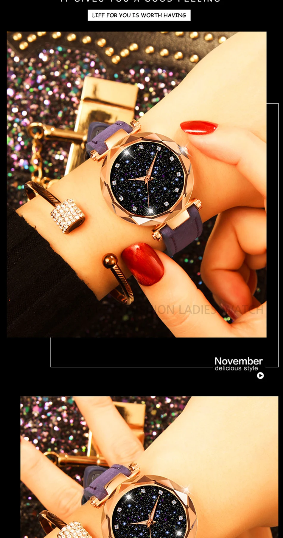 rose gold watch  (16)