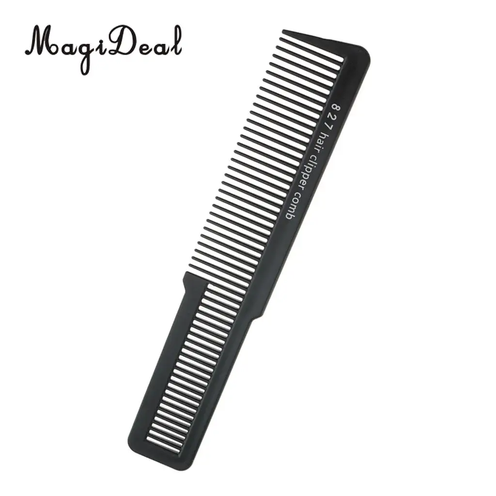 MagiDeal 2pcs Professional Flat Top Stylist Salon Barber Clipper Cutting Hair Comb Styling Hair Cutting Remover Comb
