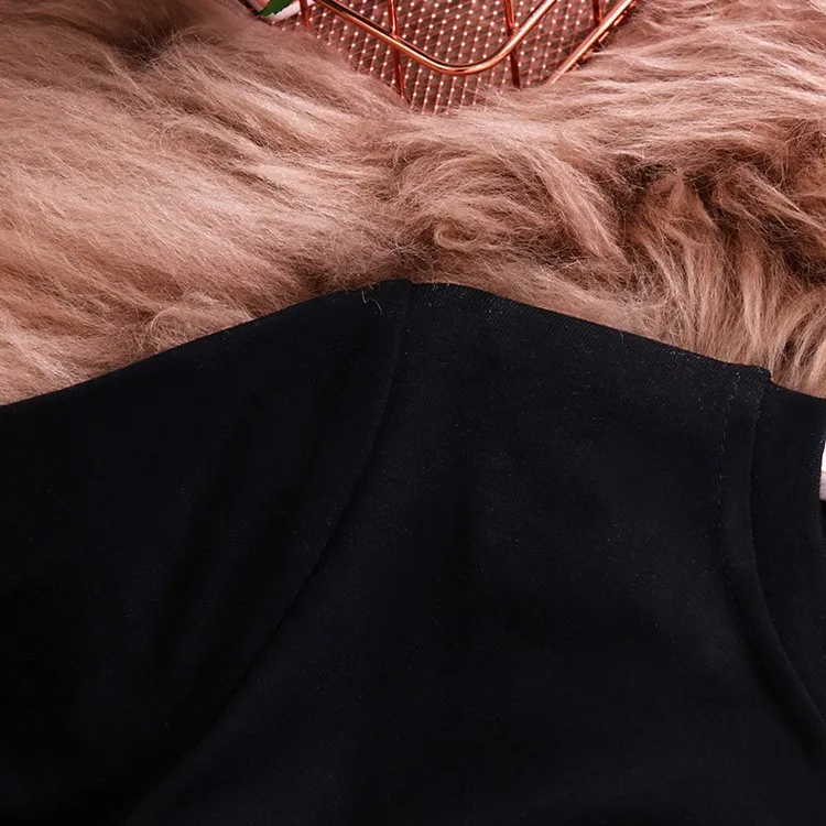 Neploe, комплект из двух предметов, женская одежда, летняя Новинка, шикарная Однотонная футболка с круглым вырезом и коротким рукавом+ штаны в горошек с высокой талией, 43599