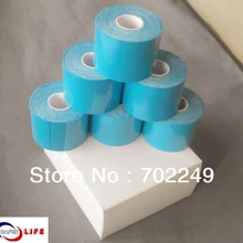 На спортивные athlete терапии Упругие Мышцы синяя лента 5 см х 5 м эластичная эспандерная лента