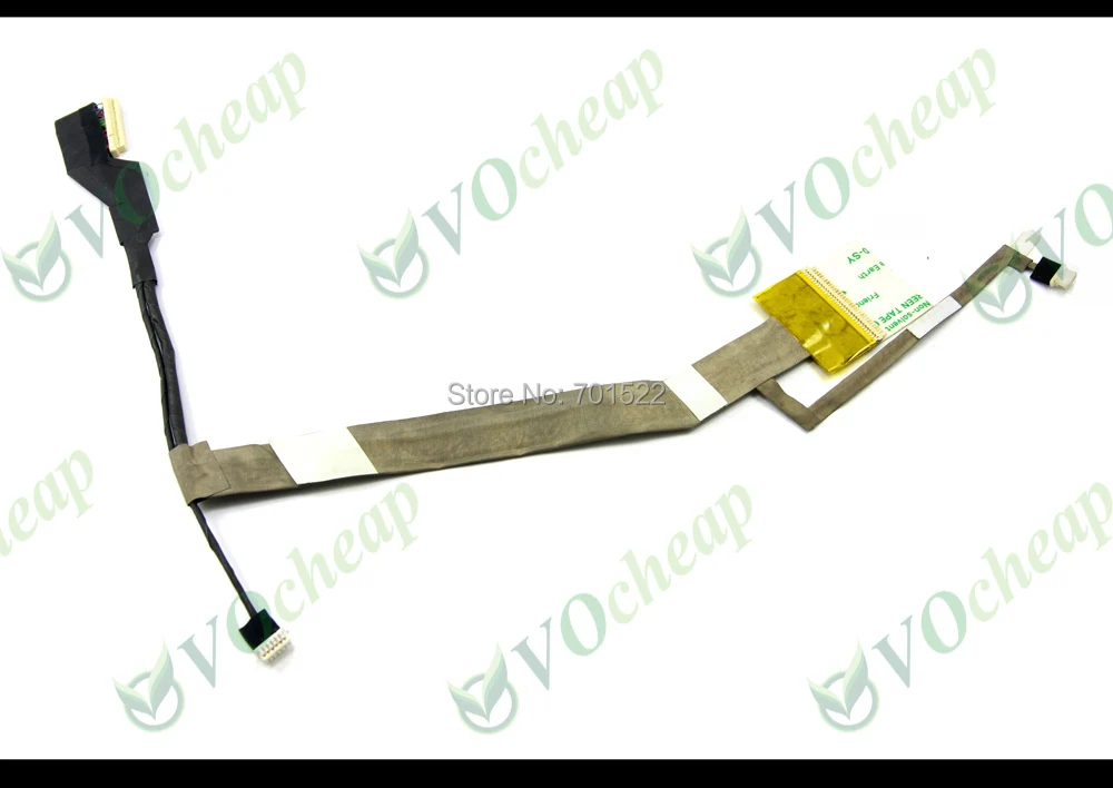 Genuine vedio flex LCD cable for HP Compaq Presario CQ60 CQ60-100 CQ60-200 CQ60-300 Series 16"-50.4AH15.001 50.4AH15.002 laptop lcd cable