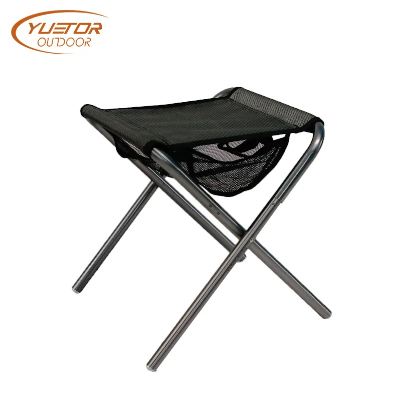  YUETOR OUTDOOR Adjustable Folding Camping Fishing Chair Foldable Hiking Picnic Quadrangle Camp Stoo