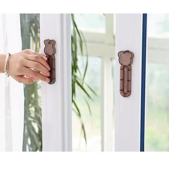 

2pcs multi-purpose furniture knobs and pull Self-adhesive handles for cabinets window glass sliding door assister