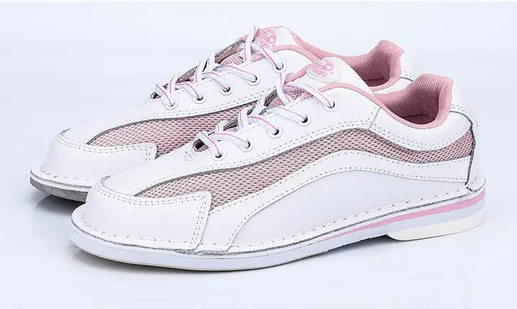 

Top High quatliy women bowling shoes female anti-skid outsole sneakers genuine leather breathable Reflective women sports shoes