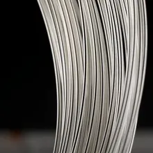 Серебро 925 пробы в поисках 1 метра из стерлингового серебра 0,8 мм проволока Серебряная Ювелирная проволока для бус для поиска ювелирных изделий