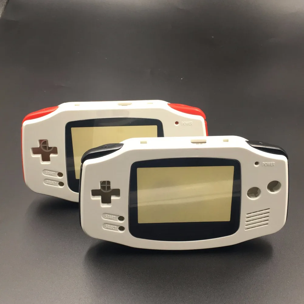 Белый сменный корпус для экрана nintendo Game Boy Advance GBA