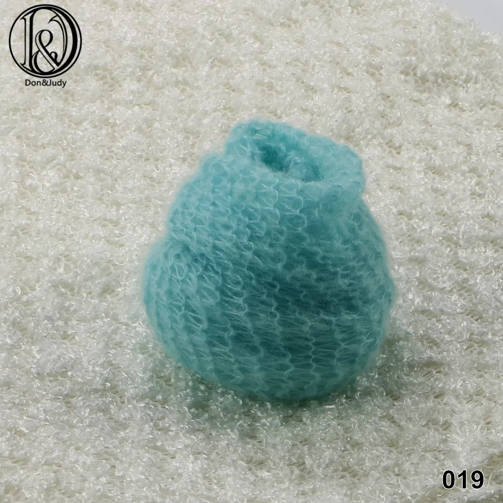 Handknit мягкий стрейч реальная мохер для Обёрточная бумага s 60x30 см новорожденный фотографии Обёрточная бумага Baby Shower подарок