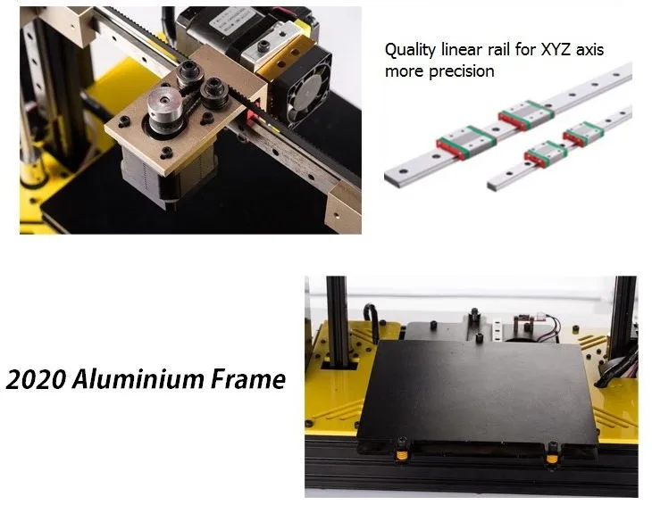 Высокое Качество Прецизионный Sunhokey Prusa I4 3d принтер DIY Kit алюминиевая рама Sunhokey i4