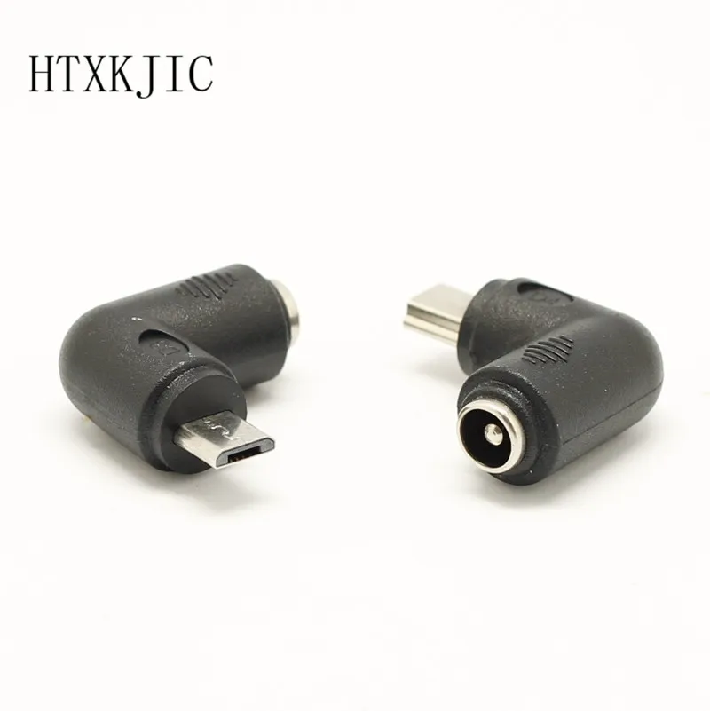 AAOTOKK Micro DC Power Adapter DC5.5x2.1mm to Micro USB 5V DC Power Supply Charging Cables Connector for Cellphone Tablet,MP3 and Micro USB Device. 2Pack-Micro