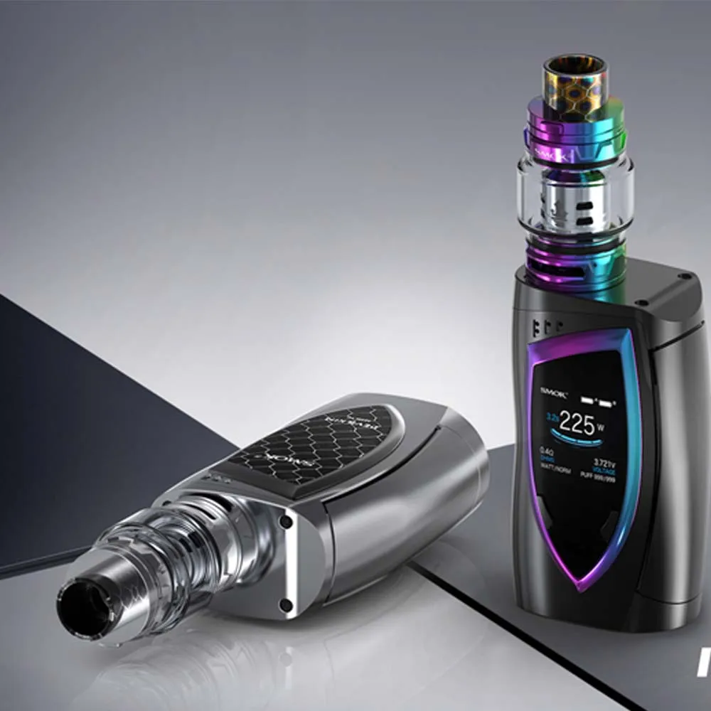 Оригинальный SMOK Devilkin Kit 225 Вт Mod с 8 мл TFV12 комплект электронных сигарет принца VS Mag