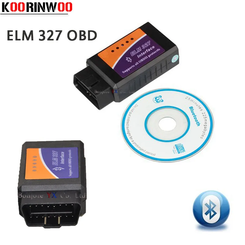 ELM327 Bluetooth OBDII V1.5 CAN BUS Diagnostic Interface Scanner