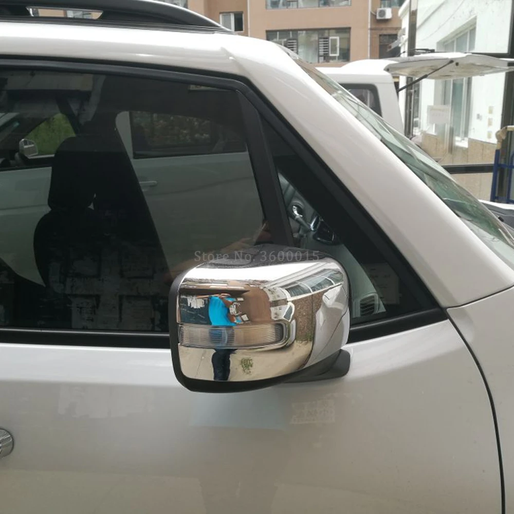 For Jeep Renegade 2015 ABS Chrome Side Rear View Mirror Trim Cover Molding