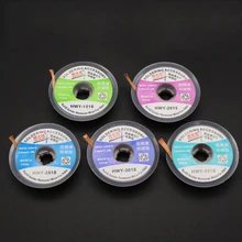 1,5 м/рулон паяльной станции оплетка припоя для снятия фитиль провода 1,5/2/2,5/3/3,5 мм сварочный электрод олова присоски кабельный ввод шнура поток инструмент для ремонта