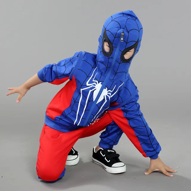 Spider man boy Sets Cotton long sleeve children Sets Children's clothes