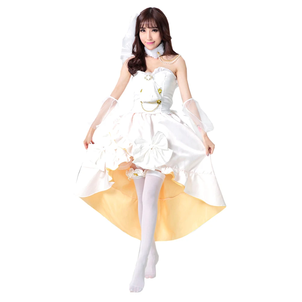 

LoveLive Minami Kotori Tojo Nozomi Nishikino Maki Hoshizora Rin Koizumi Hanayo cosplay costume Wedding dress