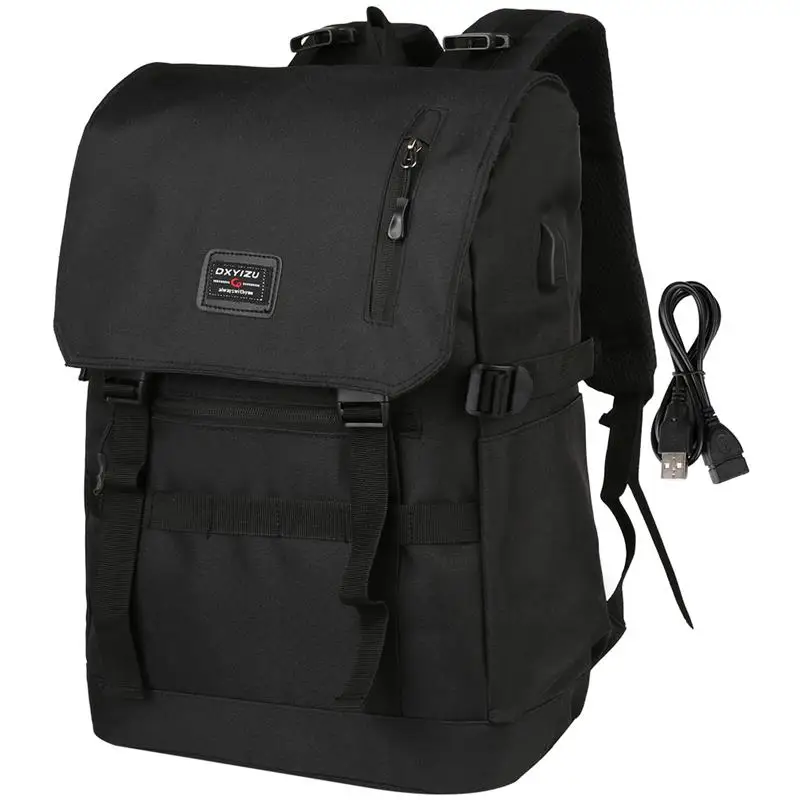 

Vbiger Men Women Laptop Backpack Large-capacity Student Daypack Double Use Fashionable School Backpacks USB Charging Function