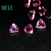 MELE Natural garnet pyrope for jewelry making,6mm triangle cut 1ct loose gemstone wtih high quality for DIY rings or pendant ► Photo 2/6