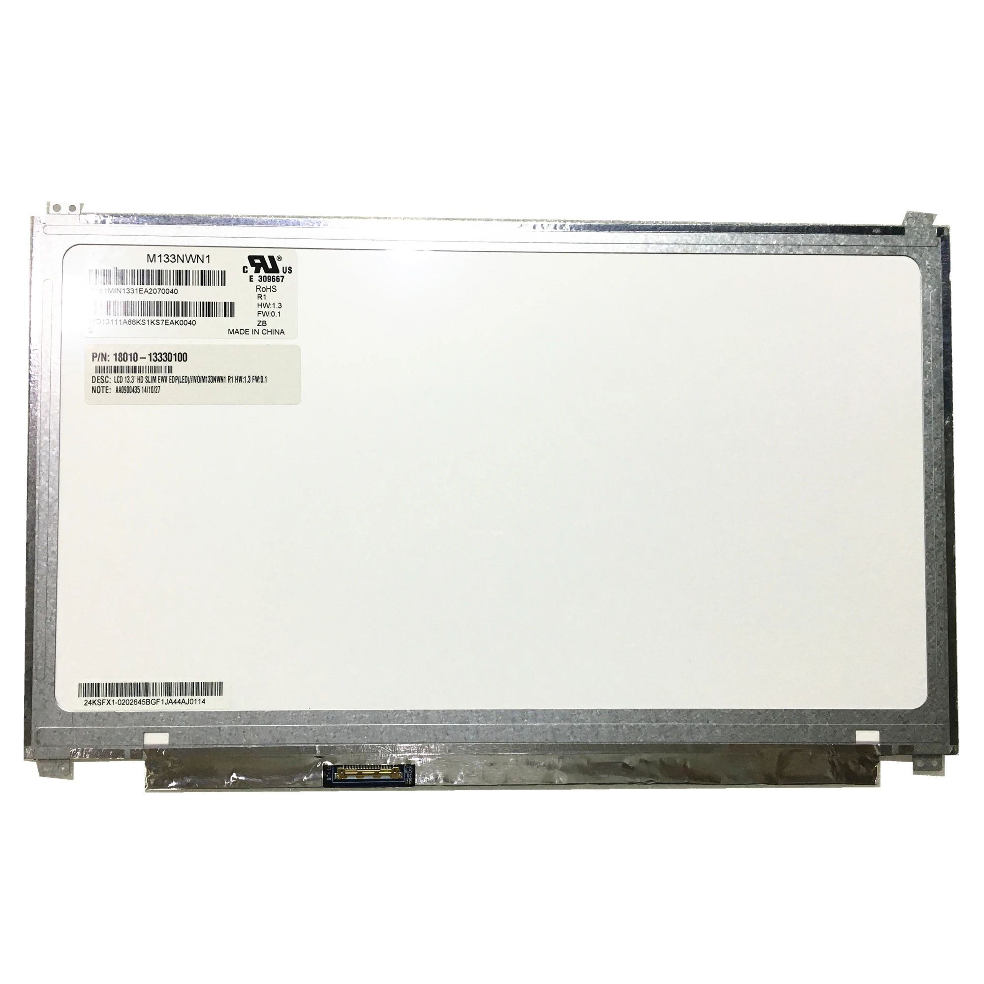 Apto para Asus Frete Grátis Zenbook Ux32a Laptop Tela Lcd 1366*768 Edp 30 Pinos M133nwn1 r1