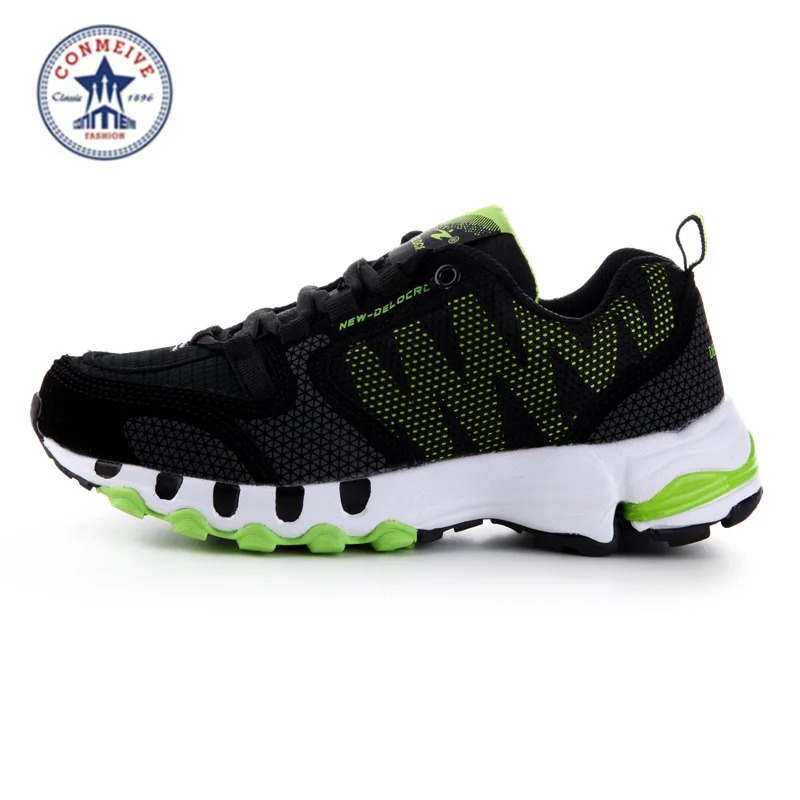 Горячая Распродажа, кроссовки, спортивная обувь для мужчин, дешевые спортивные кроссовки max, мужские спортивные средние(B, M), дышащие жесткие сетчатые(сетчатые - Цвет: Black green