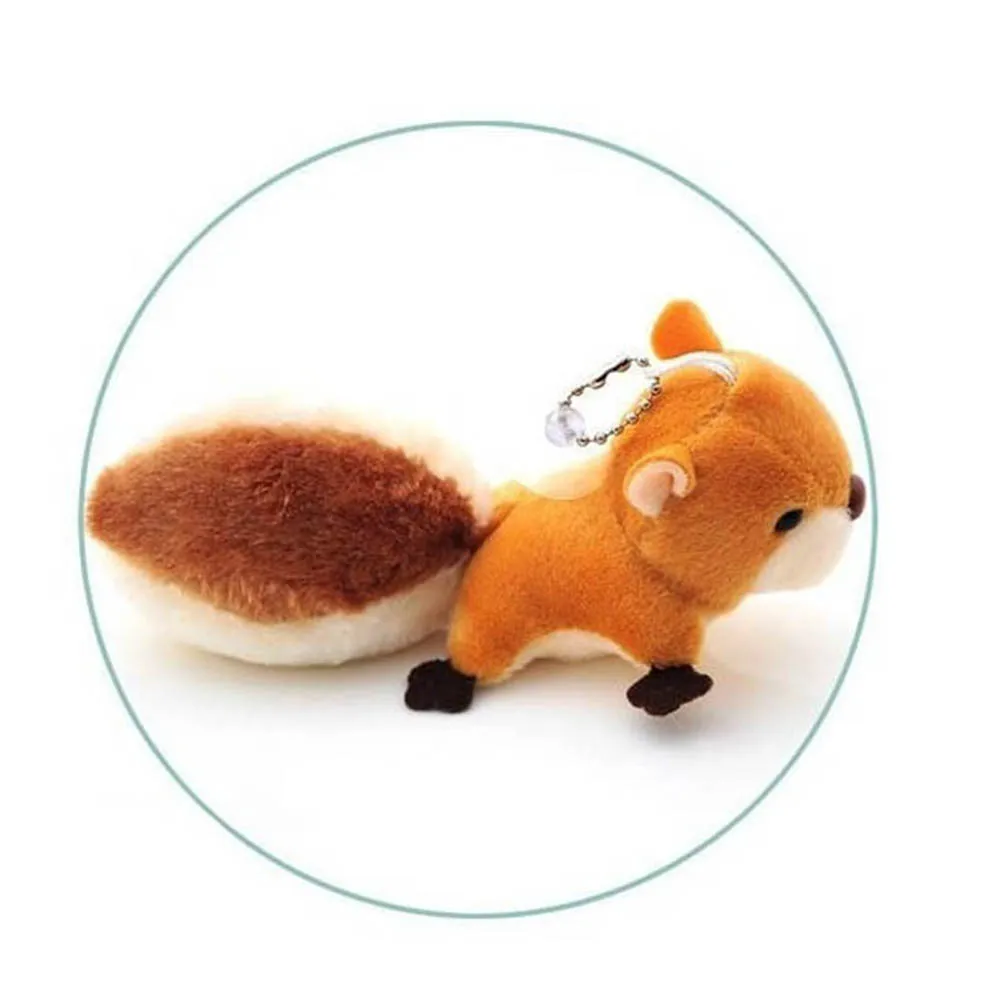 

Plush Toy Baby New Doll Little Stuffed Toy Squirrel Pendant Handbag Ornaments Pendant New Gift