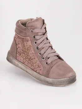 

High top sneakers double locking