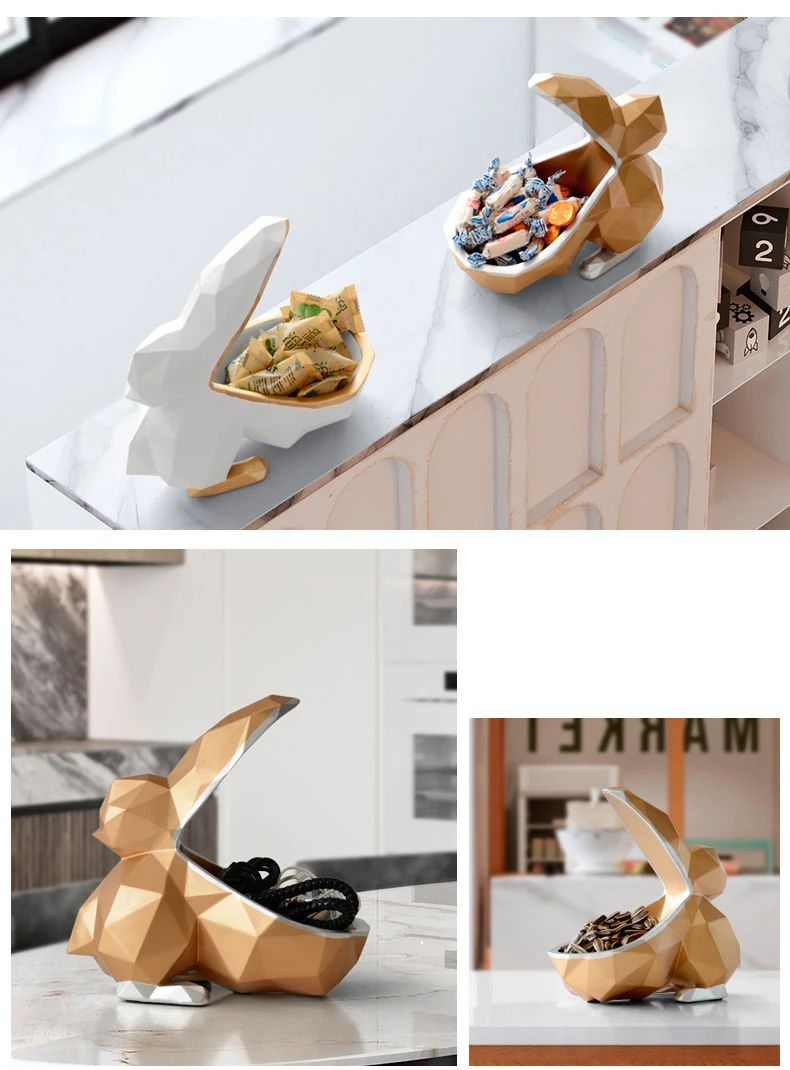 Геометрическая птица Bigmouth настольная коробка для хранения конфет сухофруктов креативная гостиная ключевые ювелирные изделия приемная коробка украшение дома
