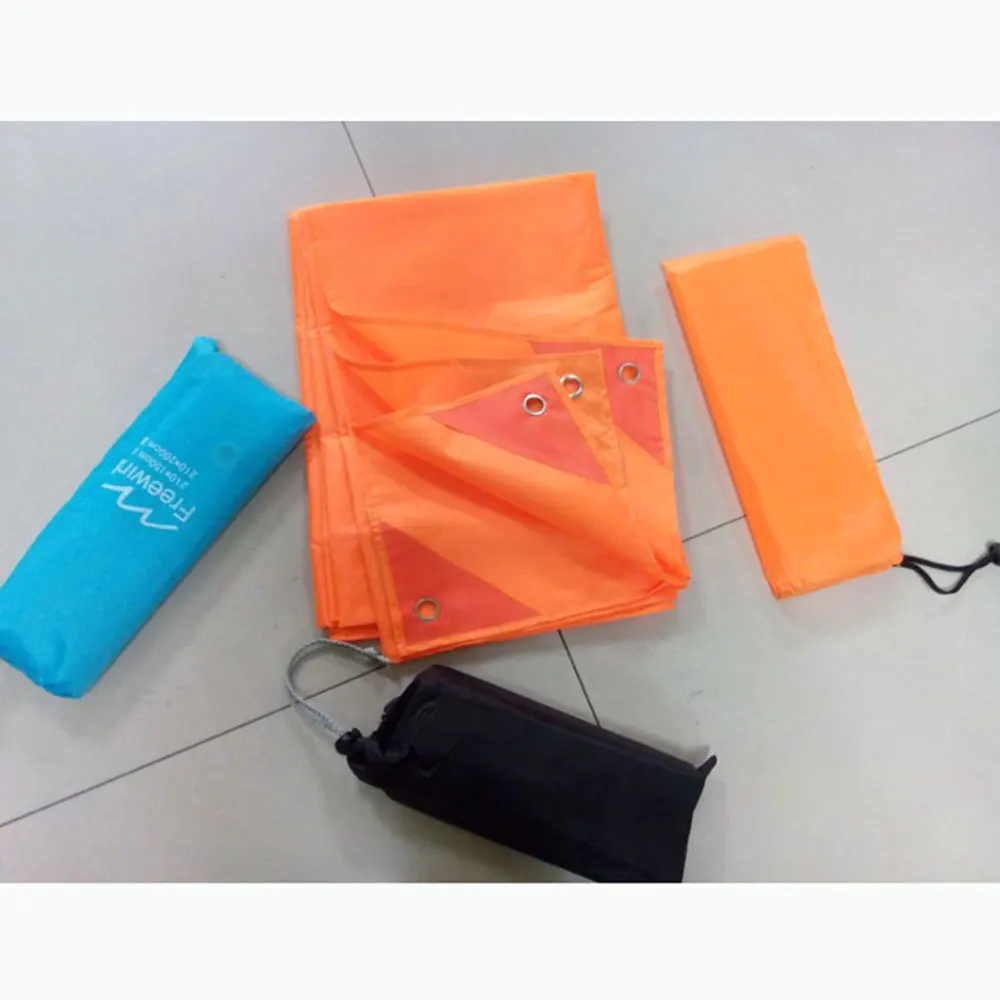 التخييم مظلة الظل مظلة شرفة 210 T أكسفورد القماش التخييم حصيرة الظل الشراع المأوى المحمولة السفر العملي