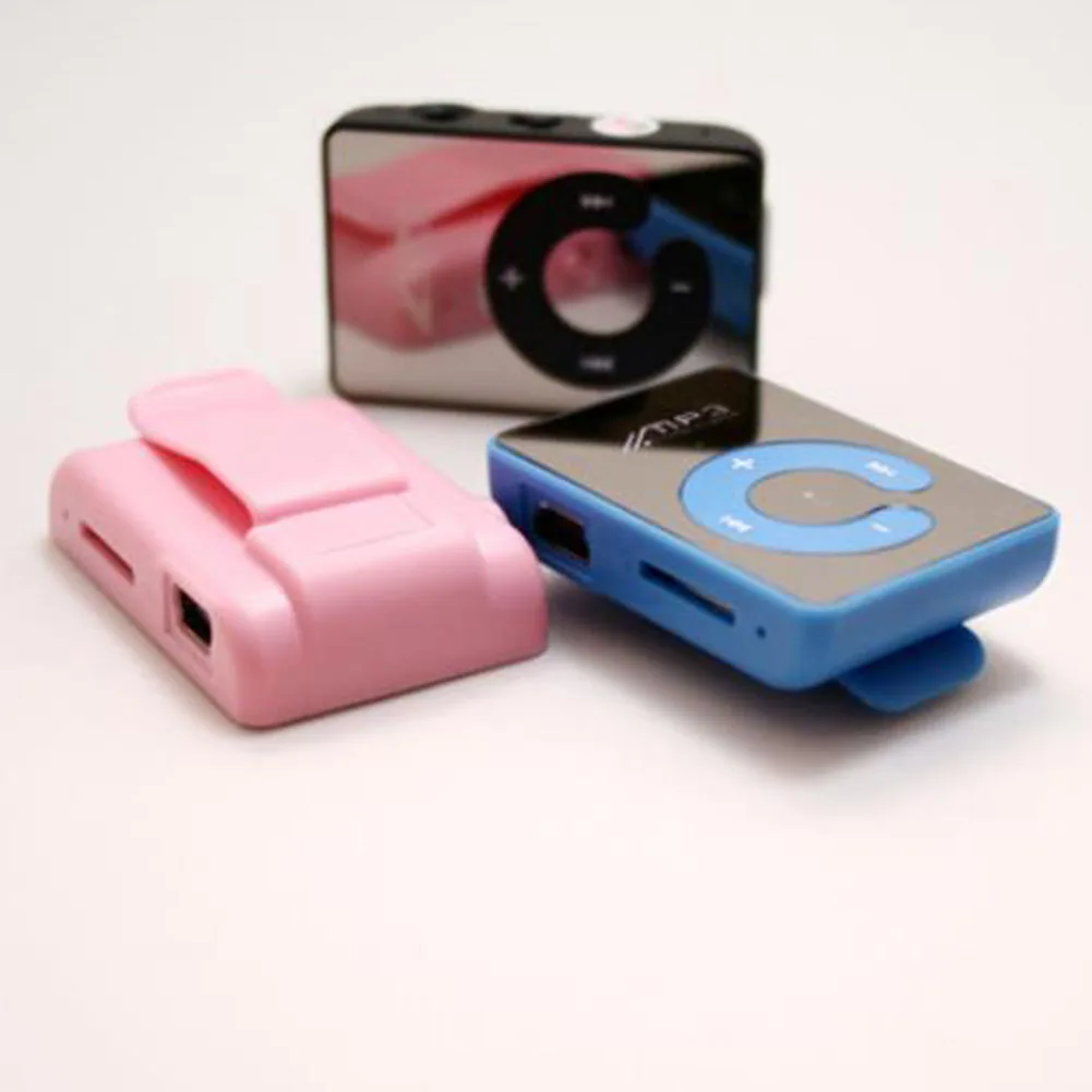 1Pc New Waterproof Portable TF Card Digital MP3 Player Music Clip Mirror Mini Sports C Button#20