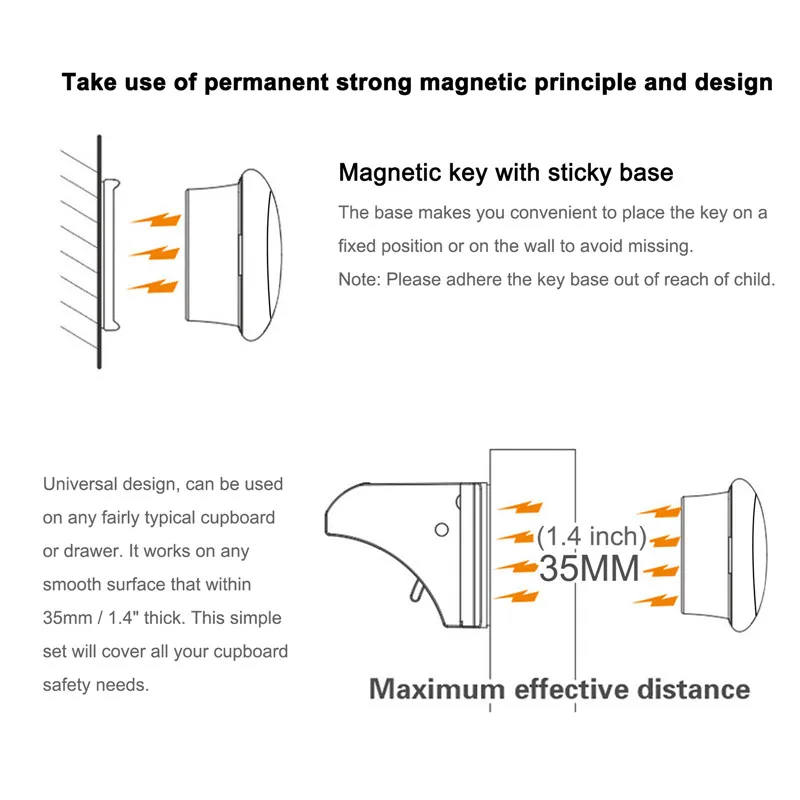 Магнитный замок для детской безопасности, замок для шкафа, защита для детей, Детский шкафчик для ящиков, детский шкаф для безопасности, защитные замки для детей