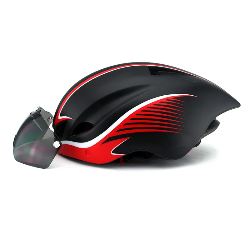 290g Aero TT дорожный велосипедный шлем очки для велоспорта гоночный велосипед спортивный защитный шлем TT in-mold дорожный велосипед велосипедные очки шлем