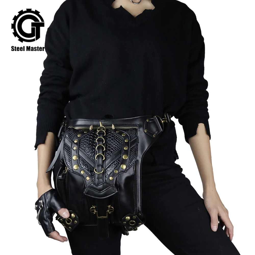 

Steelsir 2018 Steam Punk Retro Rock Victorian Shoulder Bag Men And Women Messenger Fashion Travel Waist Bags Hot Selling
