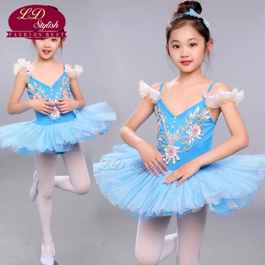 Children's Dance Clothes Girls Ballet Skirts Costumes Stage Performance Ballet Tutu Dancing